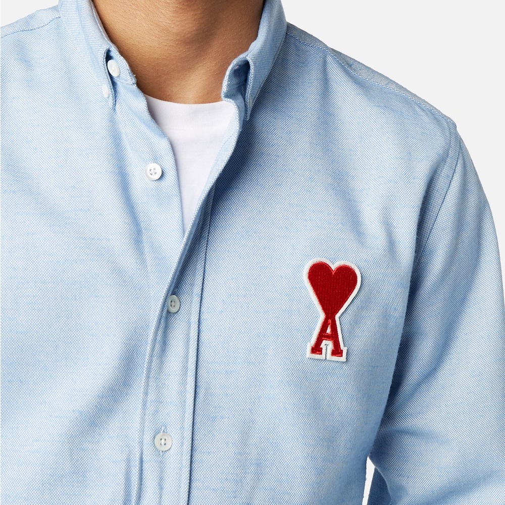 SOLD — AMI Alexandre Mattiussi “Ami De Coeur” Oxford Shirt M